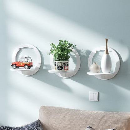 Set 3 rafturi decorative in forma de hexagon — Confort Practic Pentru Casa Ta