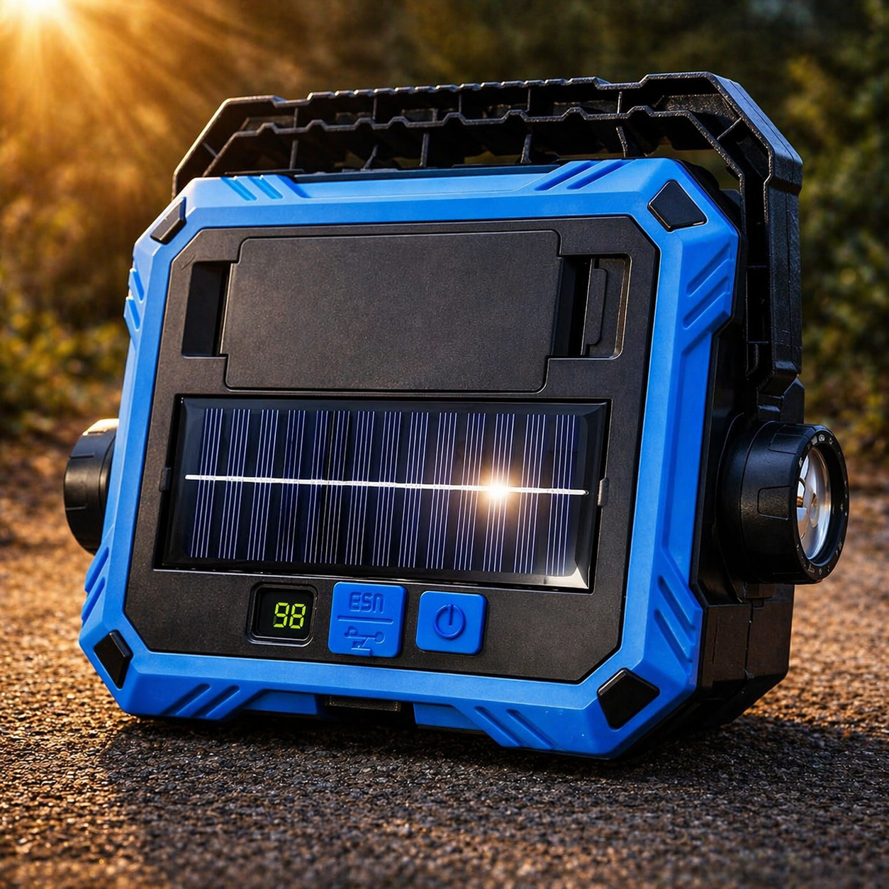 Lanterna LED cu incarcare solara si trusa de scule integrata — Ambient Modern Pentru Acasă