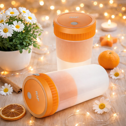 Blender portabil RAF R.2829O 300ml reincarcabil USB — Mai Mult Confort în Bucătărie