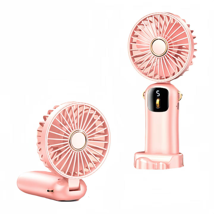 Ventilator Pliabil de Mana si Birou cu Afisaj LCD, 4000mAh, Type-C, A-169-6