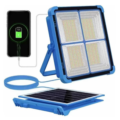 Proiector LED cu Panou Solar, 100W, pentru Exterior, A-119-83