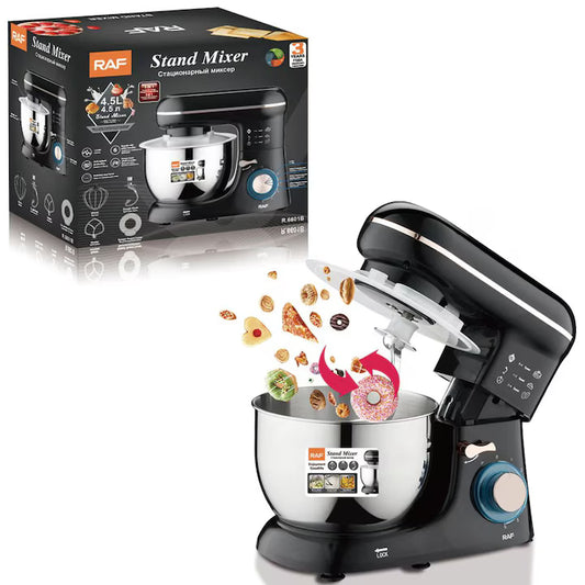 Mixer cu Bol 3-in-1, 1300W, 4.5L, cu Accesorii pentru Aluat, M-144