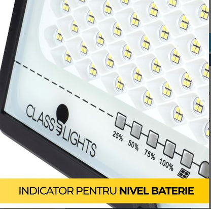 Proiector Solar LED 100W, Kit Complet cu Panou Solar Monocristalin si Protectie IP67, EAZ-IL021