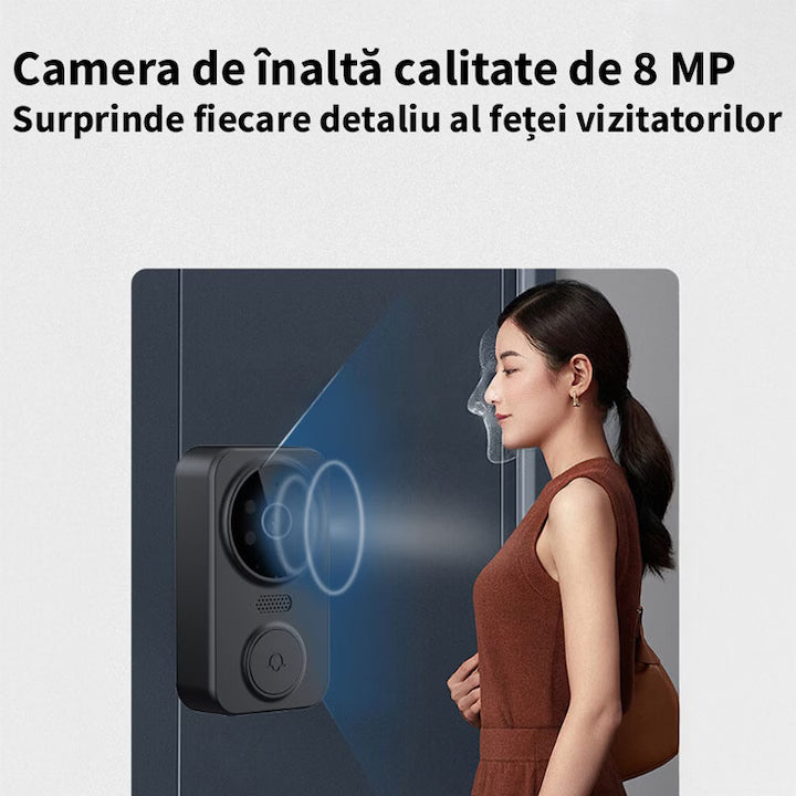 Sonerie Video Inteligenta cu Camera, Bluetooth, A-124-14