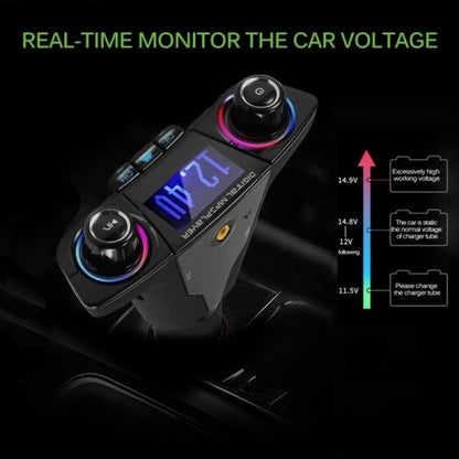 Transmitator FM multifunctional pentru masina cu MP3 Player si Bluetooth — Confort și Siguranță