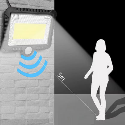 Lampa Solara cu Senzor de Miscare si Panou Detasabil, A-163-8