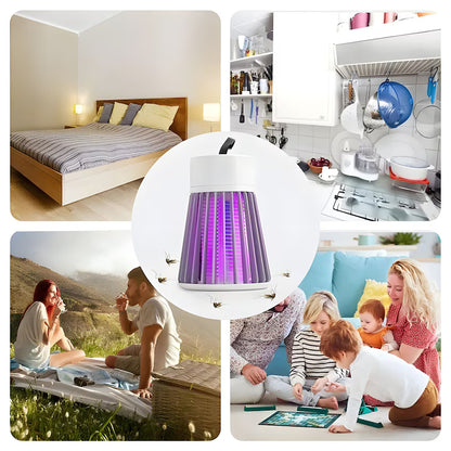 Capcana Electrica Impotriva Insectelor, cu Radiatie 360°, Lampa UV Anti-Insecte cu Priza, A-165-5