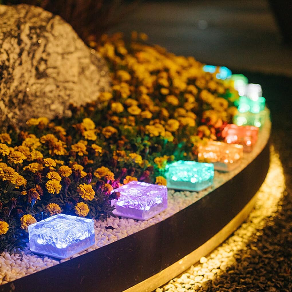 Lampa Solara de Gradina cu LED, Iluminare Decorativa pentru Alei si Trepte, M-107