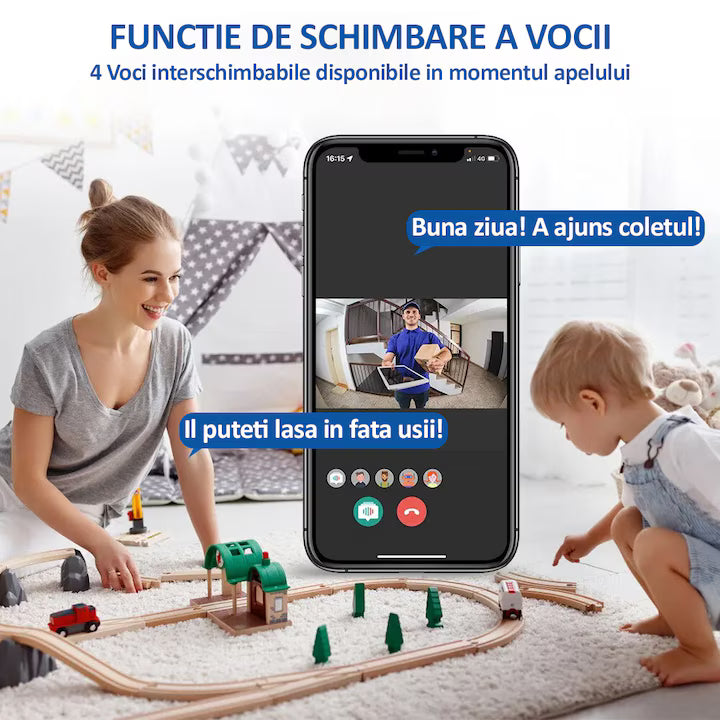 Sonerie Wireless cu Camera Video HD 720p si Vedere Nocturna, A-147-18