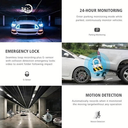 Camera auto tripla FullHD — Control și Siguranță Zi de Zi