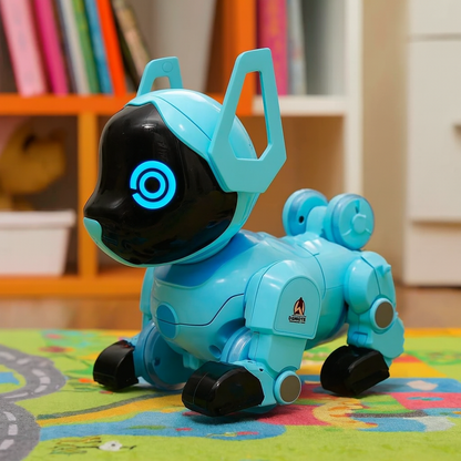 Robot Catelus Smart cu telecomanda ceas — Util Pentru Familie și Copii
