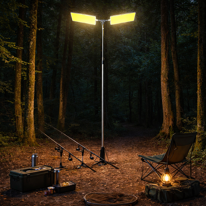Kit Nocturna eLIVE FR-12 Proiector Camping LED 94W 9116lm Brat — Mai Mult Confort Oriunde