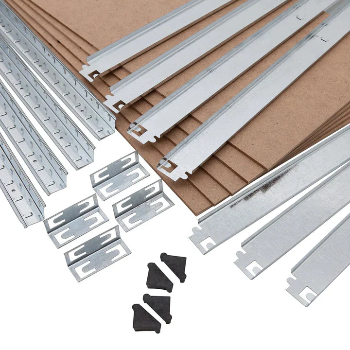 Set rafturi metalice cu coltar — Confort Practic Pentru Casa Ta