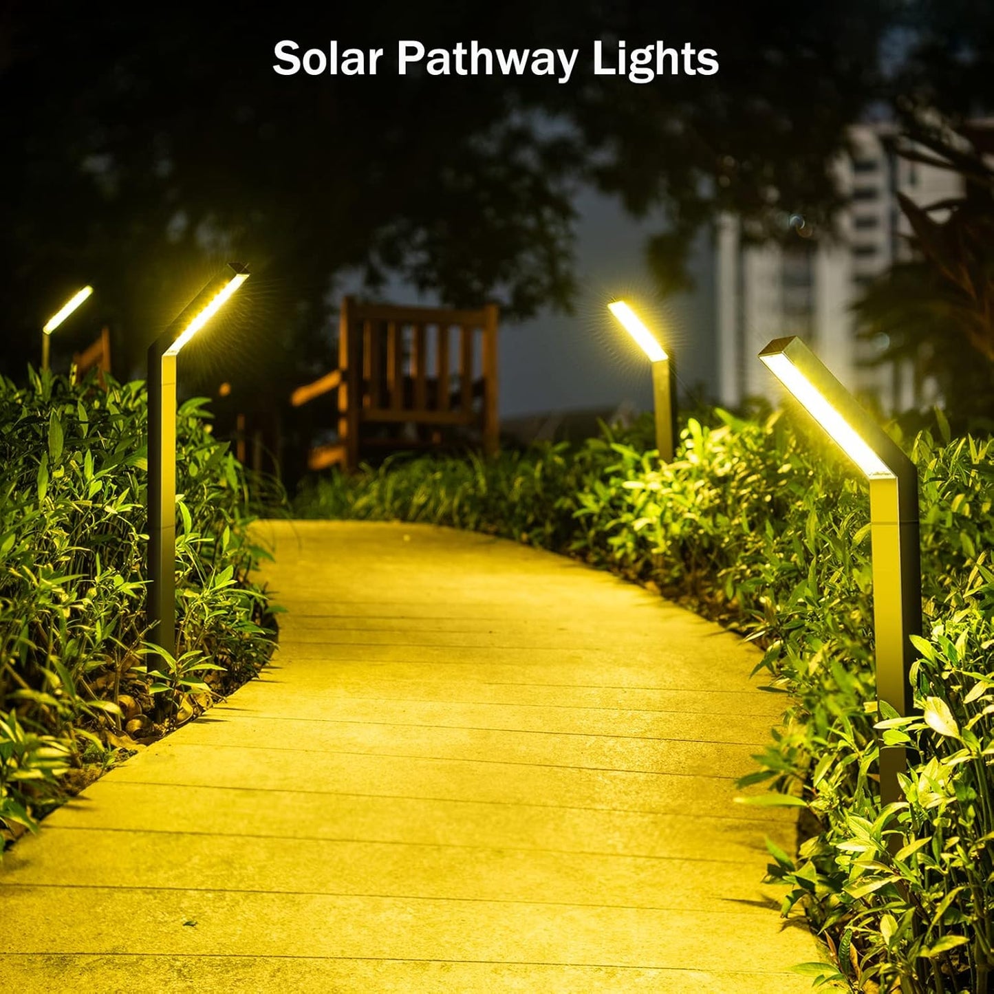 Lampa Solara LED pentru Gradina 90 LED-uri Protectie IP65 — Ambient Modern Pentru Acasă