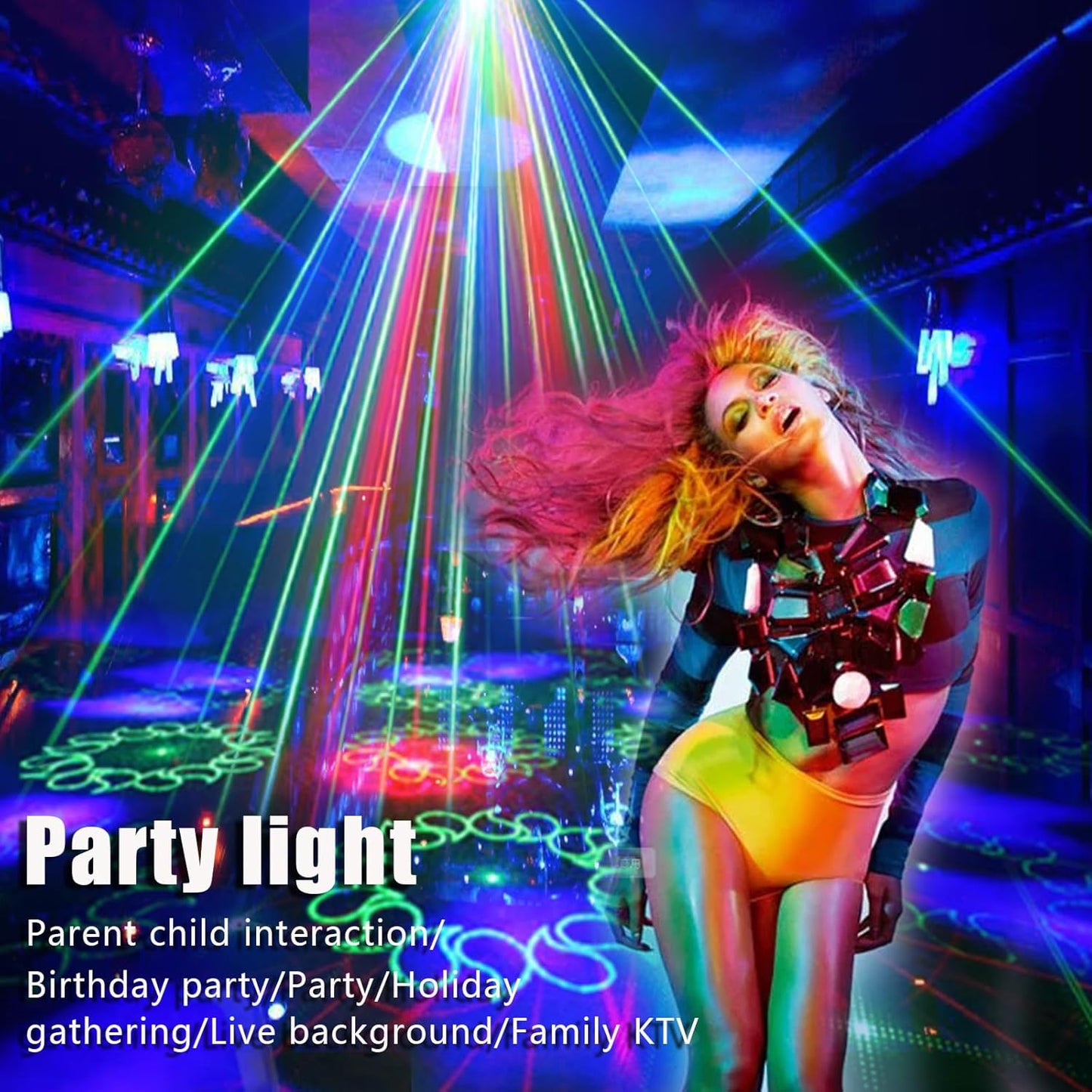 Proiector Lumini Party cu Laser — Ambient Modern Pentru Acasă