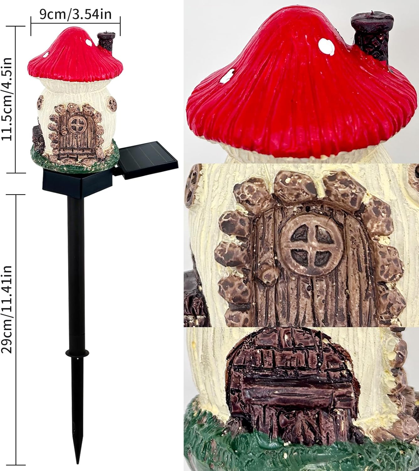 Lampa decorativa de gradina cu încarcare solara