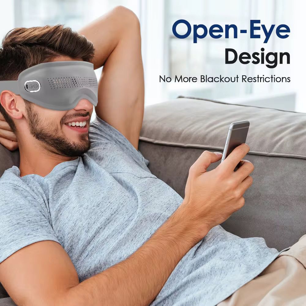 Masca inteligenta pentru ochi microcurent si Bluetooth — Mai Mult Confort Oriunde