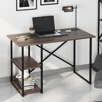 Birou modern cu rafturi laterale – PAL 18 mm — Confort Practic Pentru Casa Ta