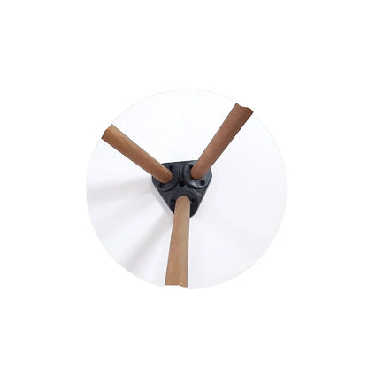 Set 3 masute decorative cu picioare din lemn 34x34 cm — Confort Practic Pentru Casa Ta