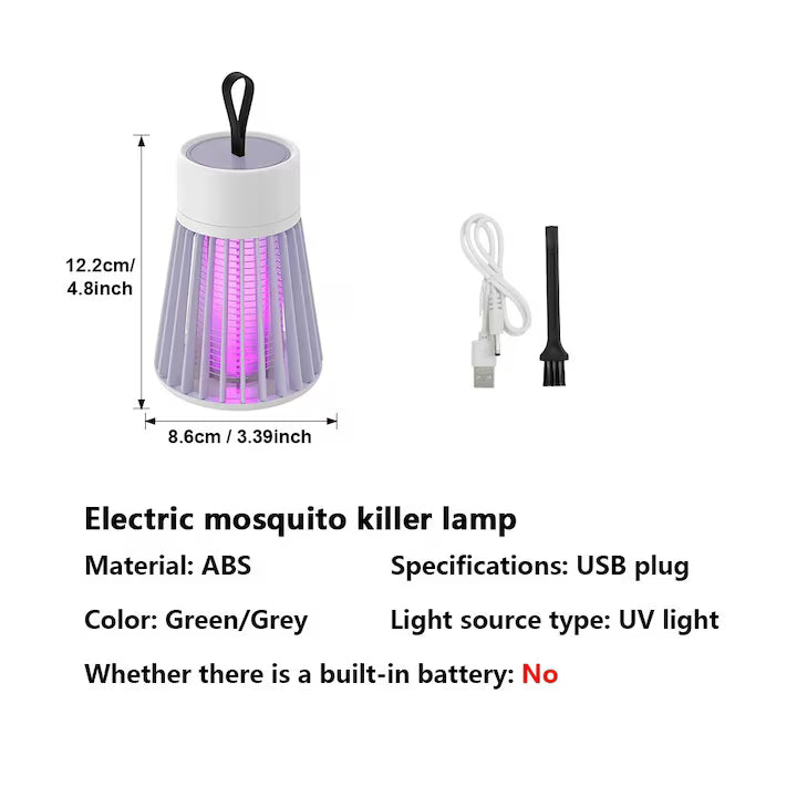 Capcana Electrica Impotriva Insectelor, cu Radiatie 360°, Lampa UV Anti-Insecte cu Priza, A-165-5