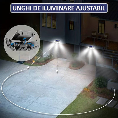 Lampa Solara LED cu Senzor Crepuscular si de Miscare, A-119-80