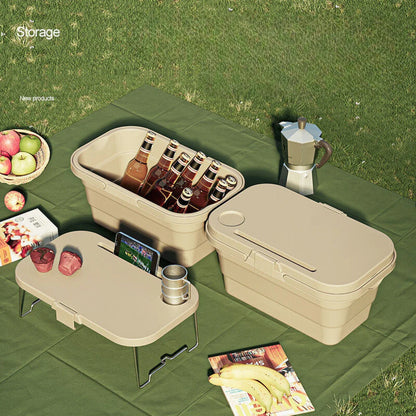 Lighean pliabil 2 in 1 cu masuta picnic 8 L — Mai Mult Confort Oriunde