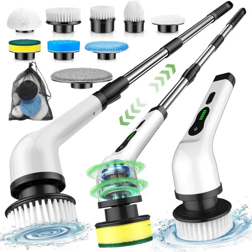 Perie electrica rotativa de curatate 9 in 1 – 9 — Confort Practic Pentru Casa Ta