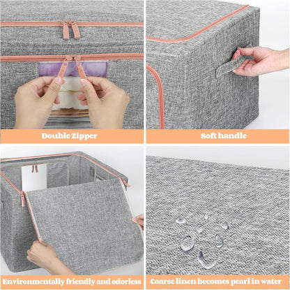 Cutie de depozitare pliabila 66 sau 100L — Confort Practic Pentru Casa Ta