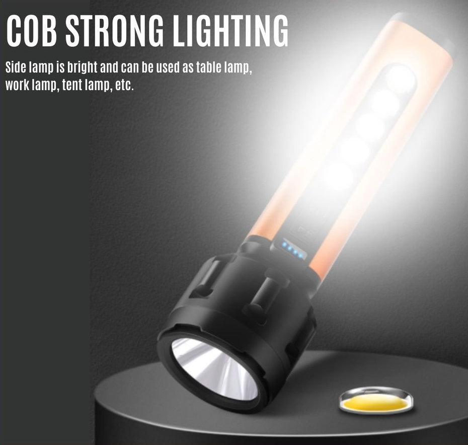 Lanterna 5 LED COB de mana cu incarcare USB 5W — Ambient Modern Pentru Acasă