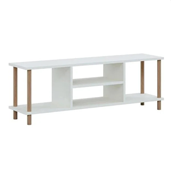 Comoda TV cu rafturi 120 cm — Confort Practic Pentru Casa Ta