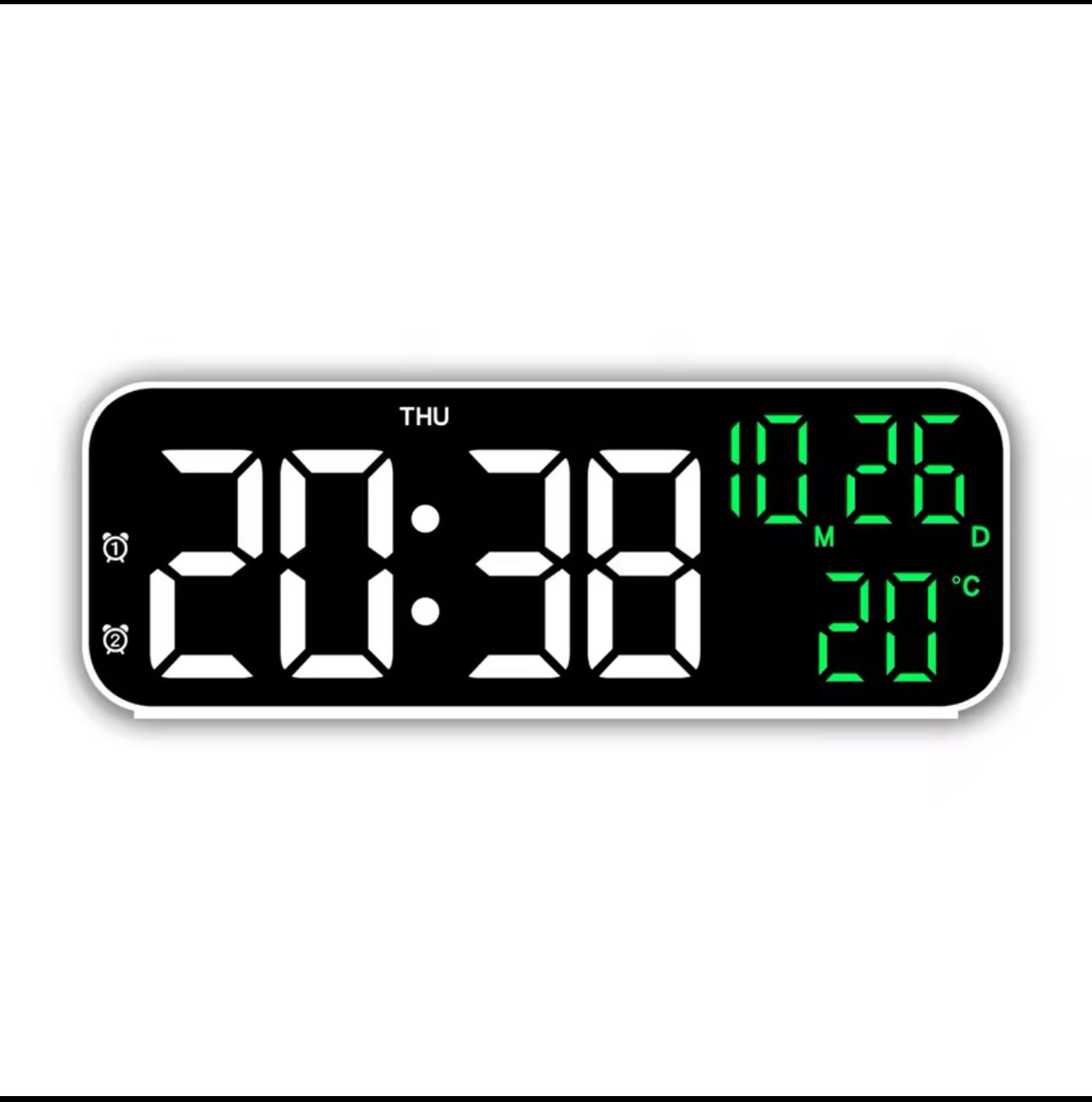 Ceas digital de perete cu afisaj LED — Utilitate Smart Zi de Zi