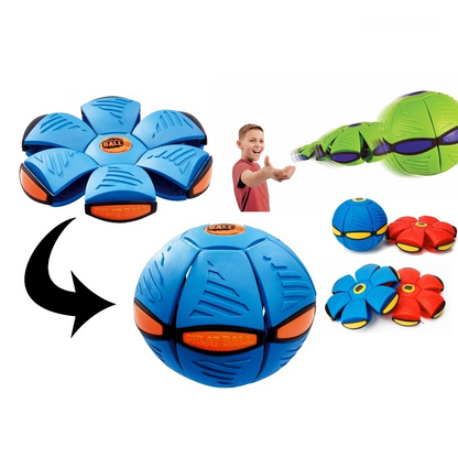 Minge zburatoare transformabila in disc cu iluminare LED — Util Pentru Familie și Copii