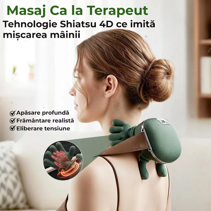 Perna de Masaj Electrica Reincarcabila pentru Gat si Umeri, A-149-20
