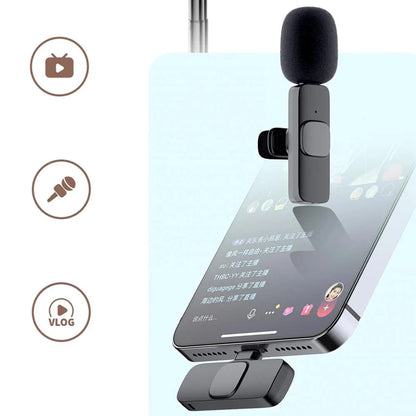 Microfon wireless K8 tip lavaliera conector USB tip C/iPhone — Utilitate Smart Zi de Zi