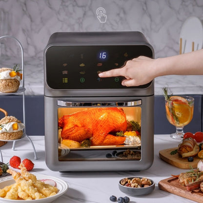 Air Fryer Electric Inteligent 10L Cu Ecran Touch – Cuptor — Mai Mult Confort în Bucătărie