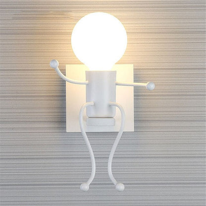 Lampa metalica retro industriala tip humanoid — Ambient Modern Pentru Acasă