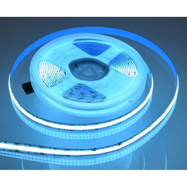 Bandă LED COB RGB 24V, 5m, 840 LED/m, 16W/m, 10mm, Q-18A133
