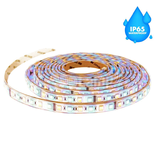 Bandă LED 12V SMD5050, Alb Cald, 60 LED/m, IP65, Rolă 5 m, EAZ-IL095