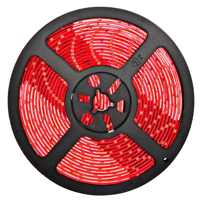 Bandă LED 12V, Lumină Roșie, 120 LED/m, IP20, Rolă 5 m, CLS-IL047