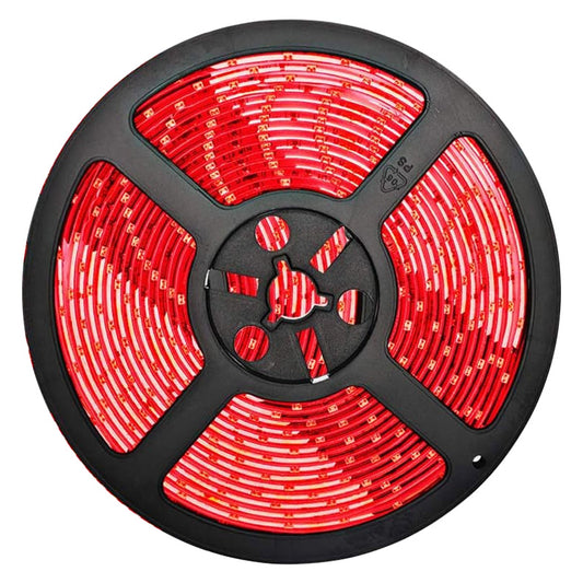 Bandă LED 12V, Lumină Roșie, 120 LED/m, IP20, Rolă 5 m, CLS-IL047