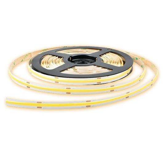 Bandă LED COB, Alb Cald, 528 LED/m, IP20, Rolă 5 m, EAZ-IL085