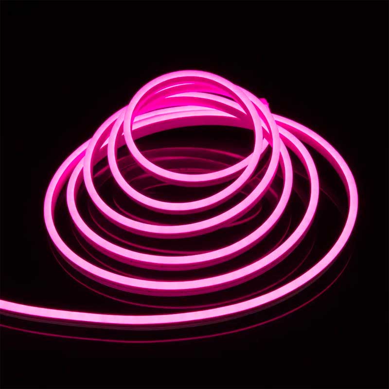 Set Bandă LED Neon Flex, Lumină Roz, 5 m, IP65, EAZ-IL0666