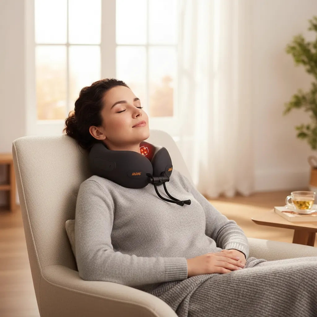 Perna masaj cervical inteligenta MDHL MD-9838 — Confort Personal Zi de Zi
