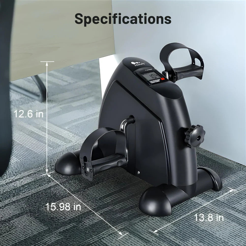 Mini bicicleta de exercitii pliabila cu ecran LCD — Confort Personal Zi de Zi