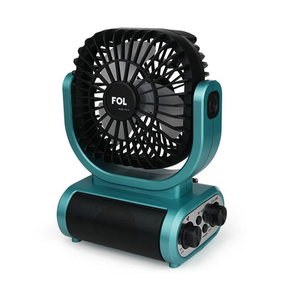 Ventilator Portabil cu Incarcare Solara si Acumulator, Reincarcabil Exterior, M-102