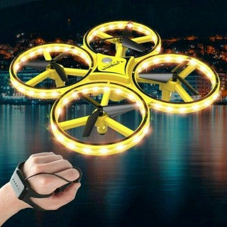 Drona Anti Coliziune cu LED — Utilitate Smart Zi de Zi
