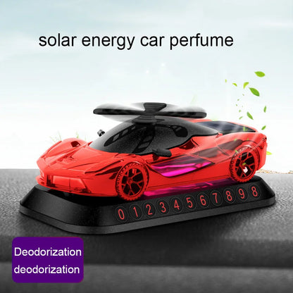 Odorizant solar pentru mașină cu placă de telefon — Confort și Siguranță la Drum
