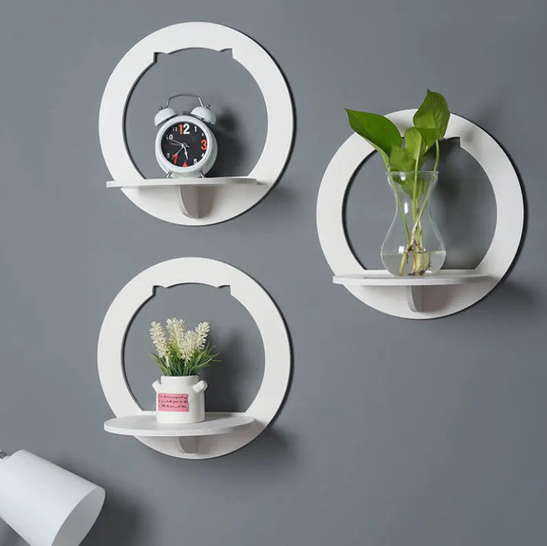 Set 3 rafturi decorative in forma de hexagon — Confort Practic Pentru Casa Ta