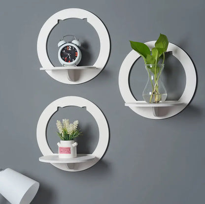 Set 3 rafturi decorative in forma de hexagon — Confort Practic Pentru Casa Ta