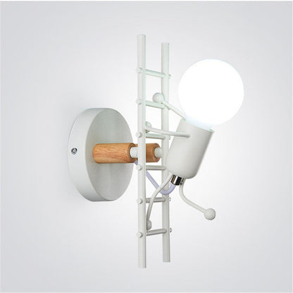 Lampa metalica retro industriala tip humanoid — Ambient Modern Pentru Acasă